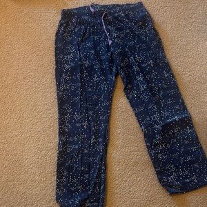 Old Navy Blue Starry Pajama Bottoms